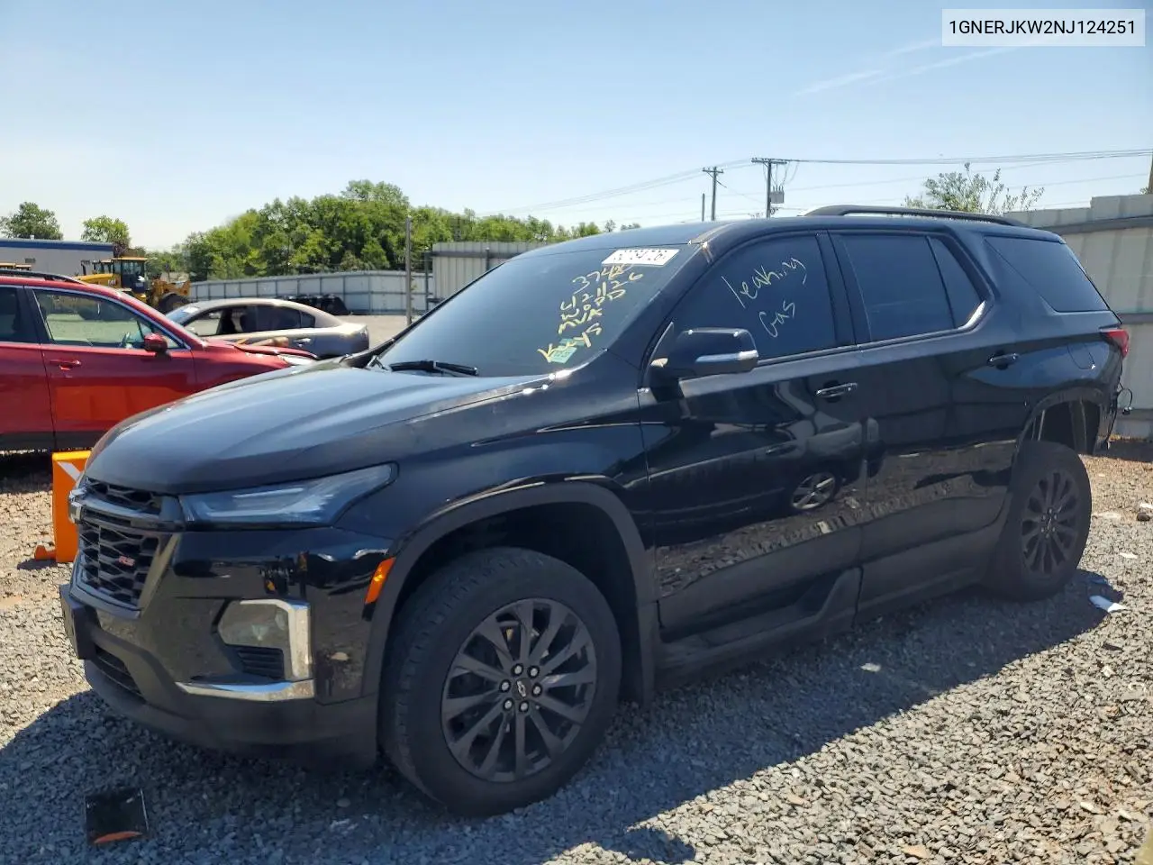2022 Chevrolet Traverse Rs VIN: 1GNERJKW2NJ124251 Lot: 60784726