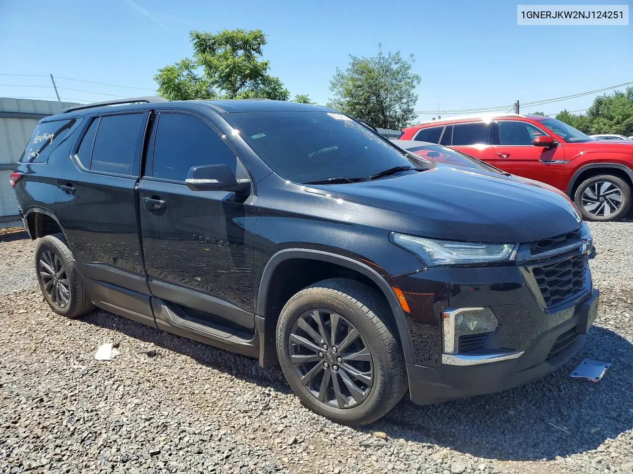 2022 Chevrolet Traverse Rs VIN: 1GNERJKW2NJ124251 Lot: 60784726