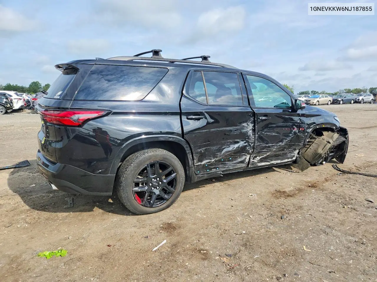 2022 Chevrolet Traverse Premier VIN: 1GNEVKKW6NJ187855 Lot: 61419066