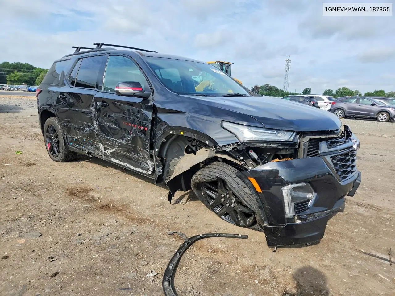 2022 Chevrolet Traverse Premier VIN: 1GNEVKKW6NJ187855 Lot: 61419066