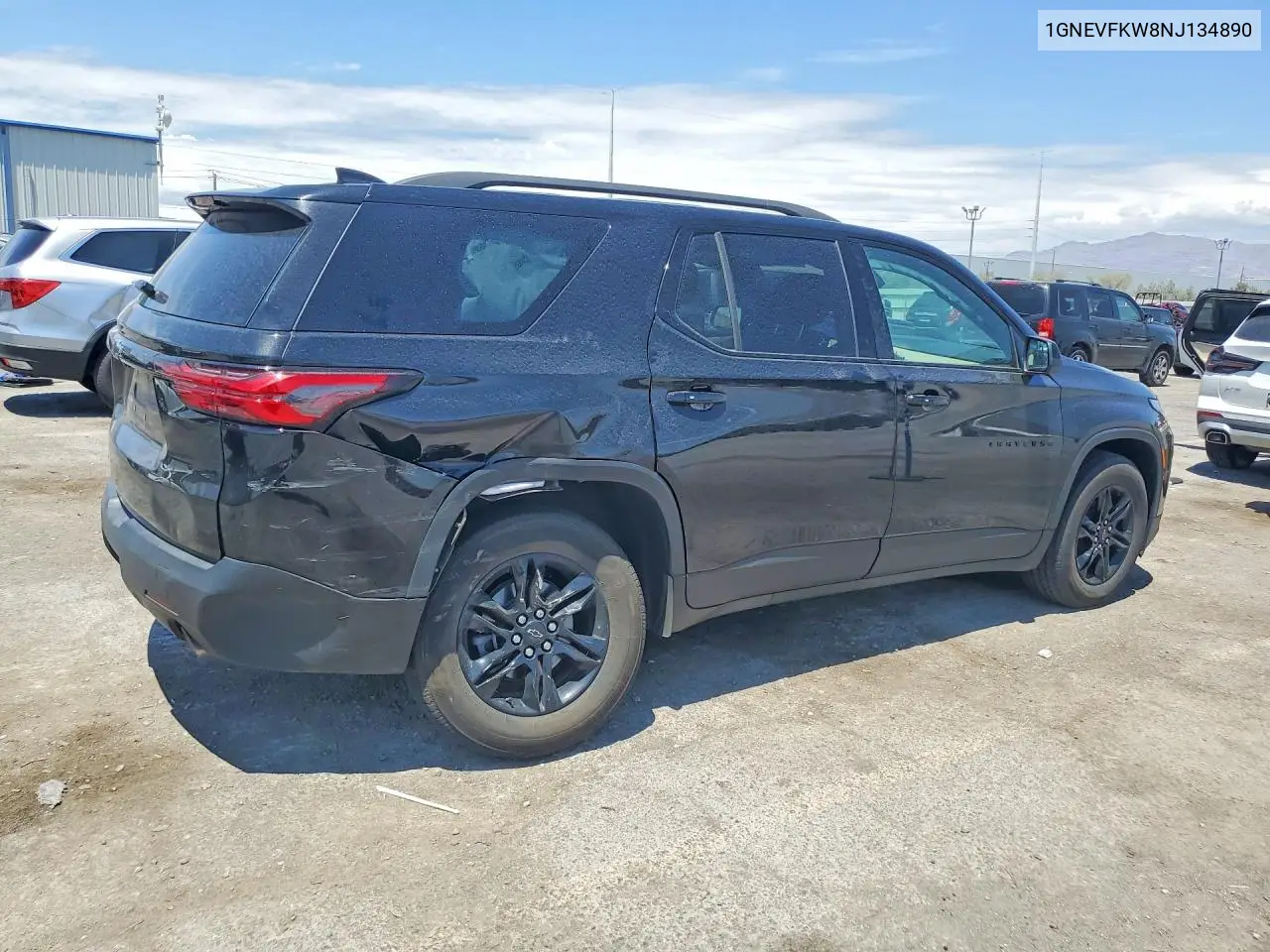 2022 Chevrolet Traverse Ls VIN: 1GNEVFKW8NJ134890 Lot: 61911006