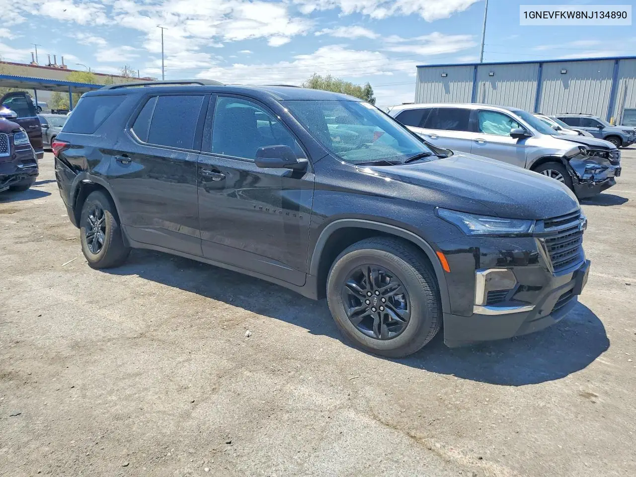 2022 Chevrolet Traverse Ls VIN: 1GNEVFKW8NJ134890 Lot: 61911006