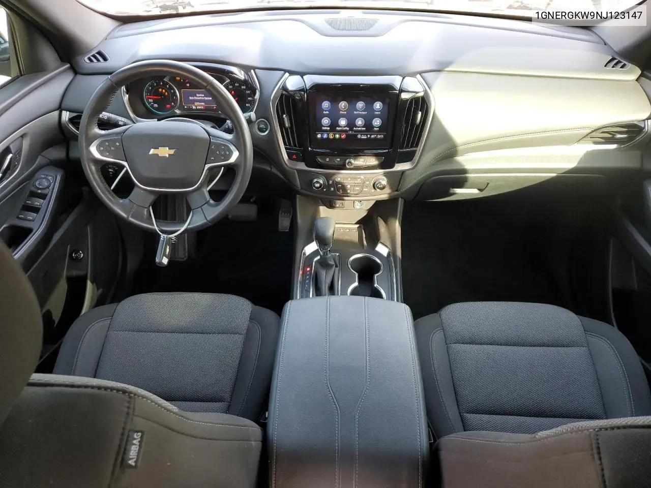 1GNERGKW9NJ123147 2022 Chevrolet Traverse Lt