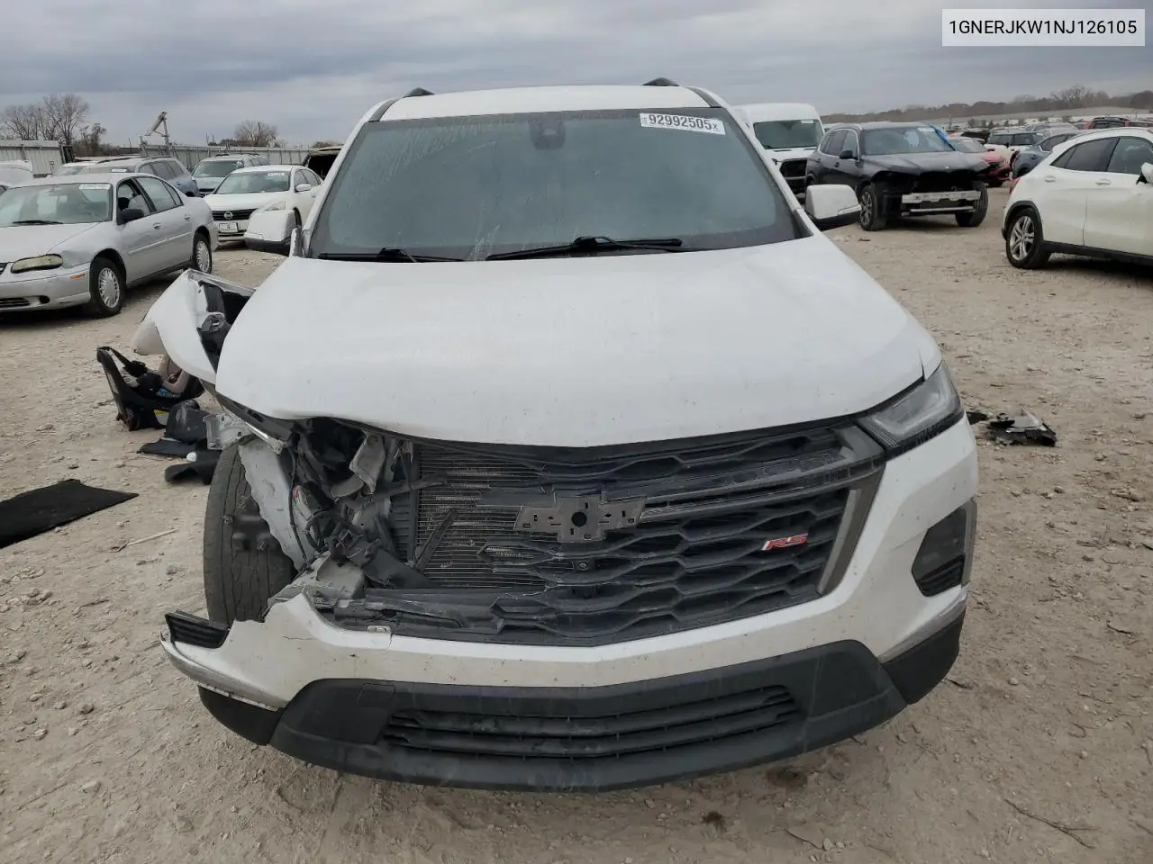 1GNERJKW1NJ126105 2022 Chevrolet Traverse Rs