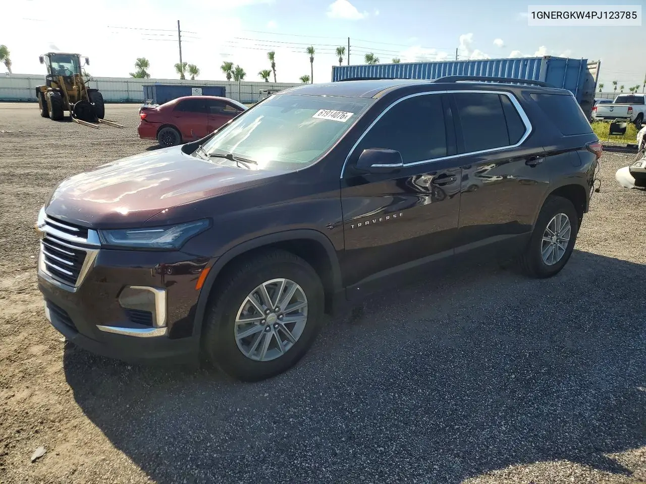 2023 Chevrolet Traverse Lt VIN: 1GNERGKW4PJ123785 Lot: 61914076