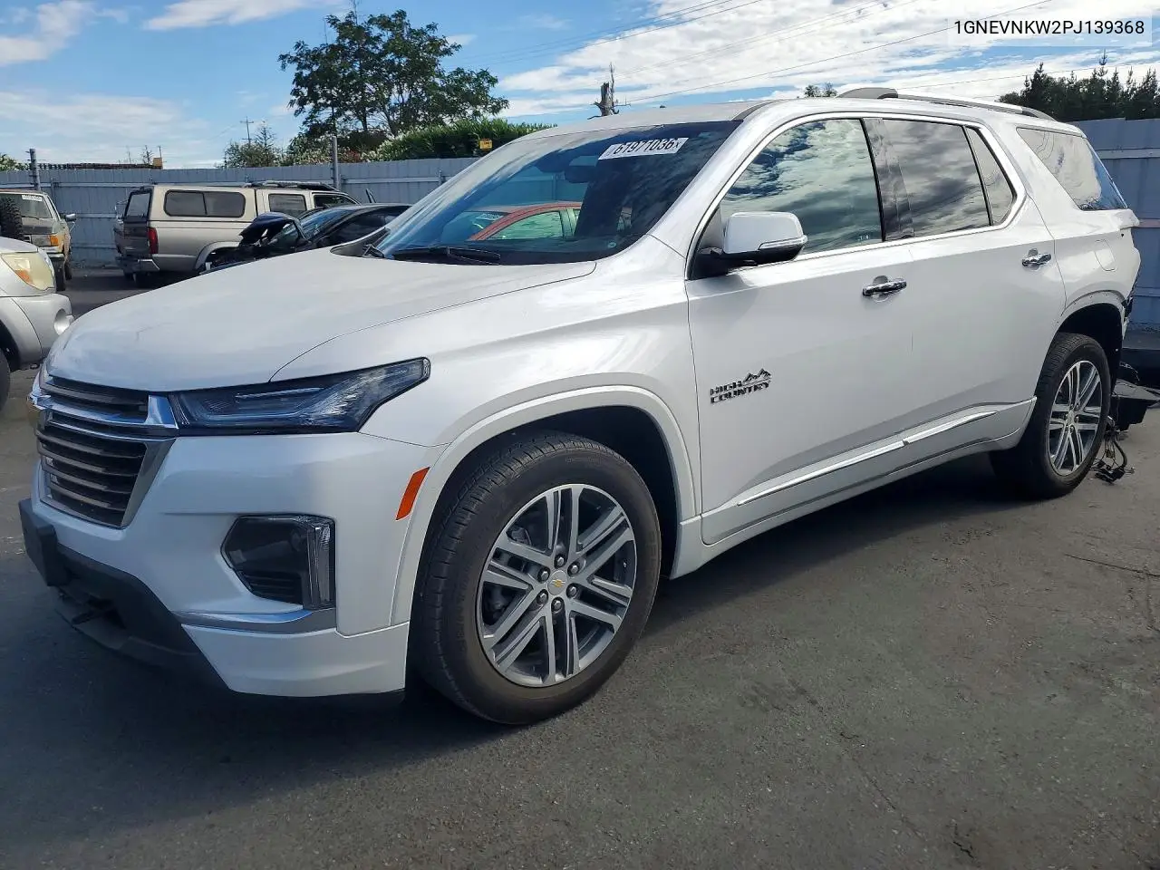 2023 Chevrolet Traverse High Country VIN: 1GNEVNKW2PJ139368 Lot: 61971036