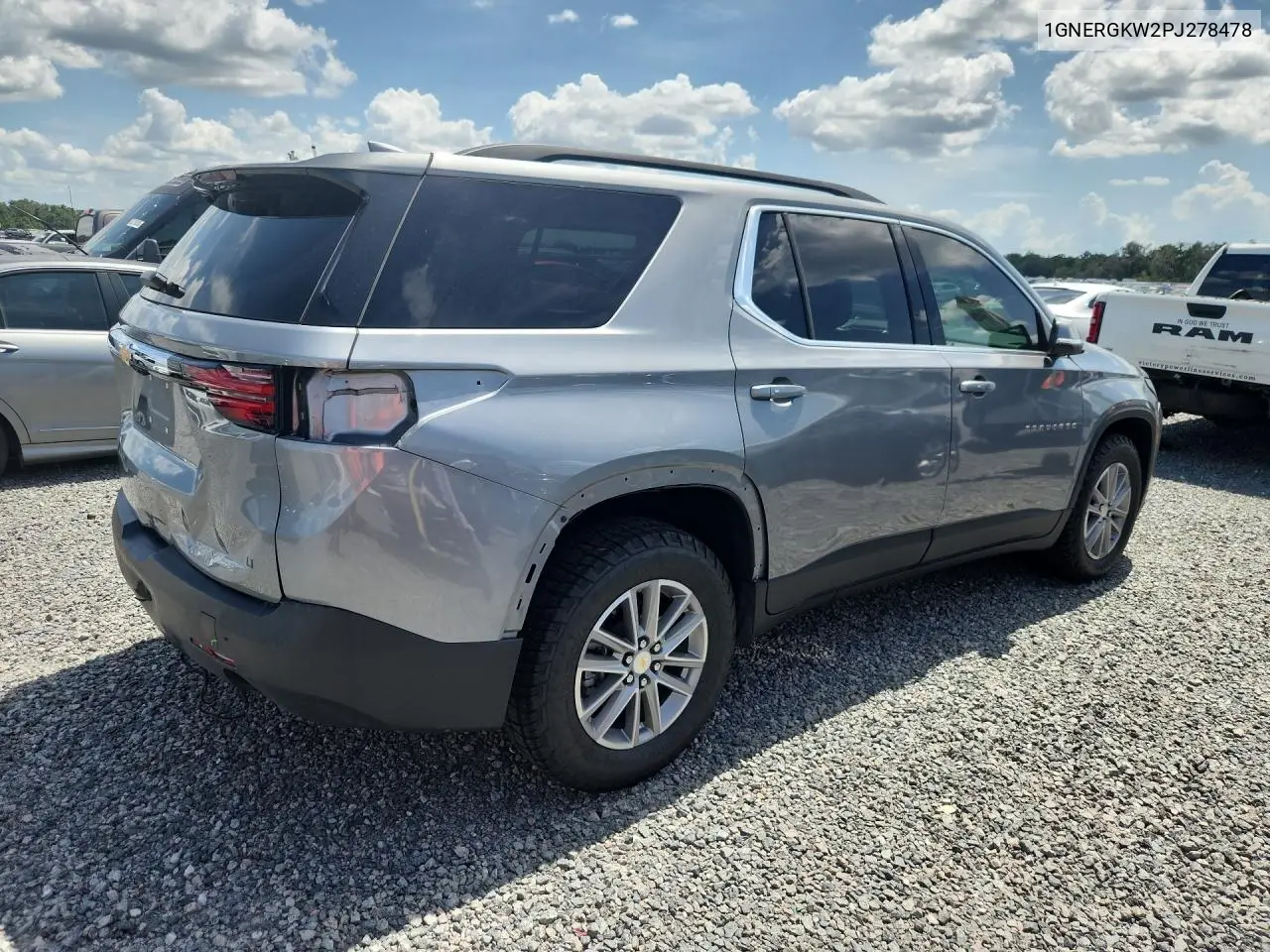 1GNERGKW2PJ278478 2023 Chevrolet Traverse Lt