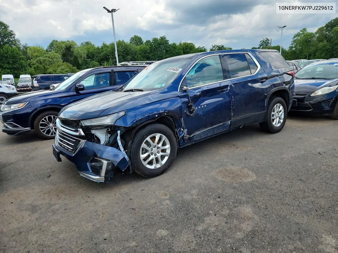 2023 Chevrolet Traverse Ls VIN: 1GNERFKW7PJ229612 Lot: 62446366