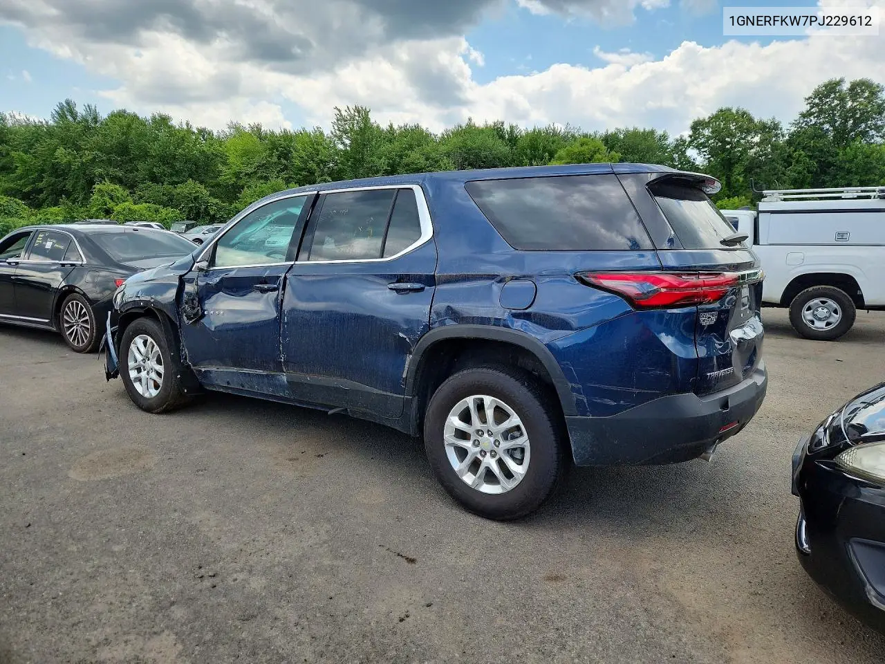 2023 Chevrolet Traverse Ls VIN: 1GNERFKW7PJ229612 Lot: 62446366