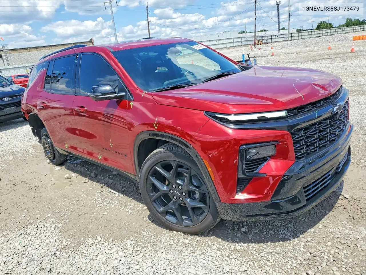 2025 Chevrolet Traverse Rs VIN: 1GNEVLRS5SJ173479 Lot: 57351466