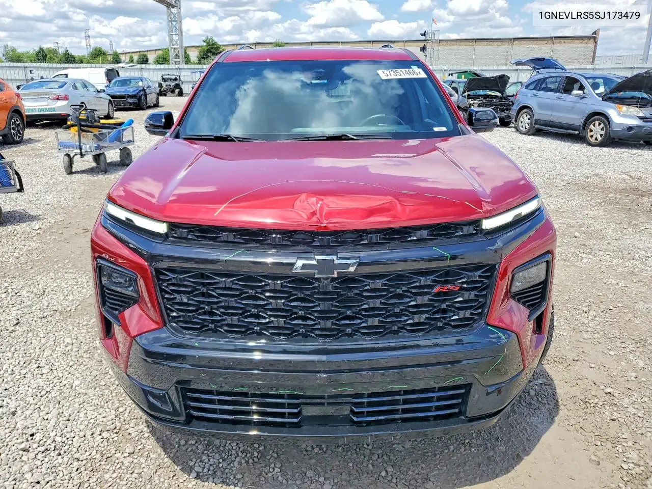 2025 Chevrolet Traverse Rs VIN: 1GNEVLRS5SJ173479 Lot: 57351466