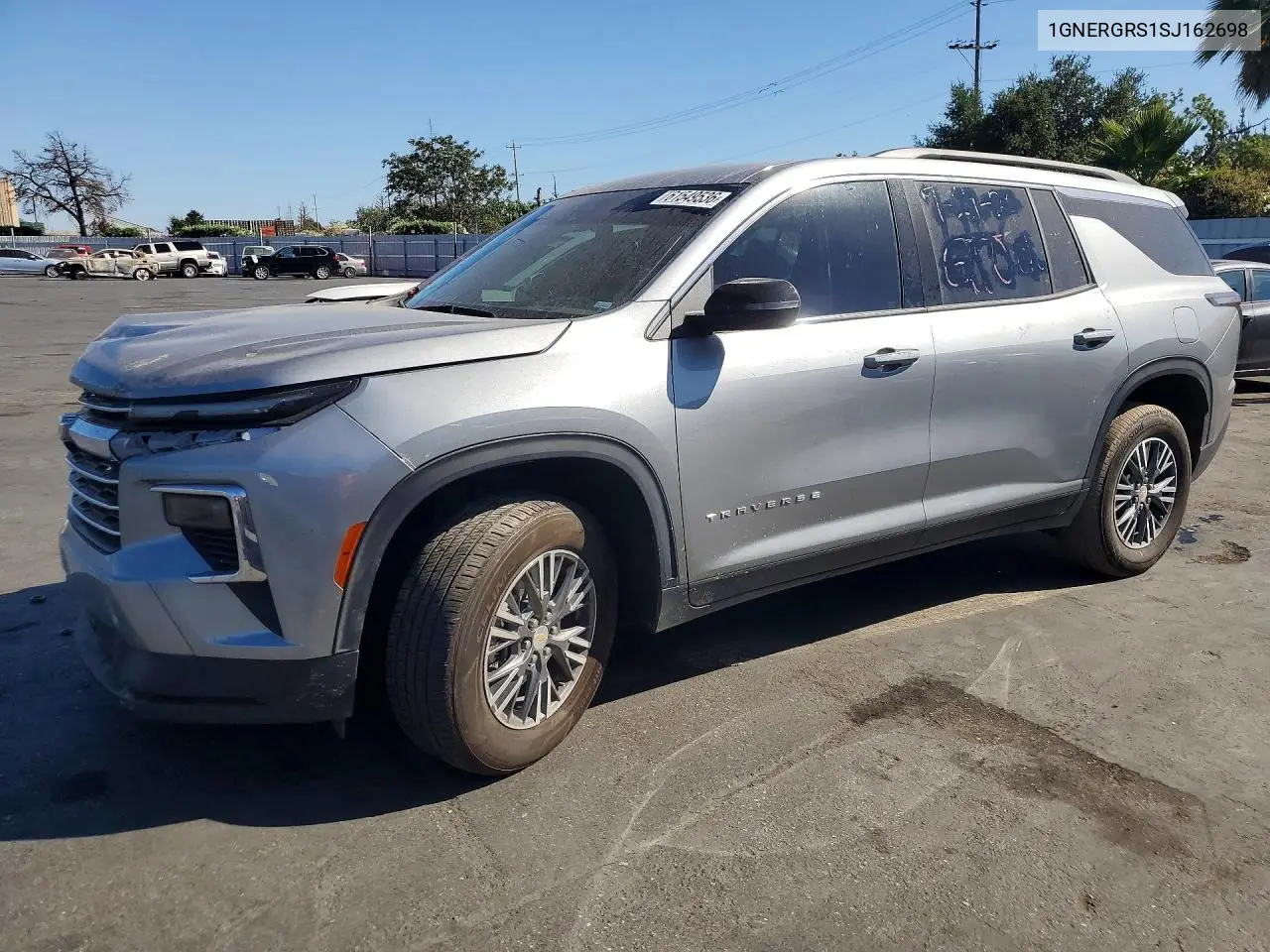 2025 Chevrolet Traverse Lt VIN: 1GNERGRS1SJ162698 Lot: 61549536