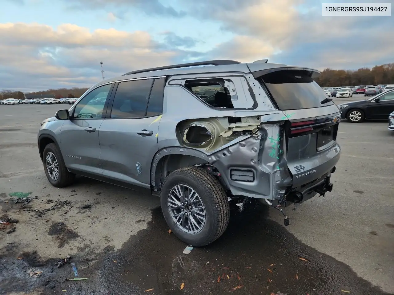 1GNERGRS9SJ194427 2025 Chevrolet Traverse Lt