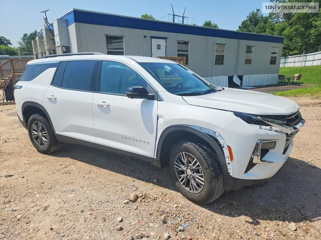 2026 Chevrolet Traverse Lt VIN: 1GNEVGKS8TJ287964 Lot: 59358666
