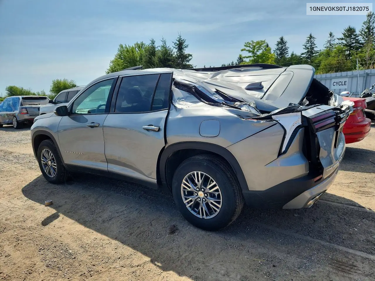 2026 Chevrolet Traverse Lt VIN: 1GNEVGKS0TJ182075 Lot: 61007346