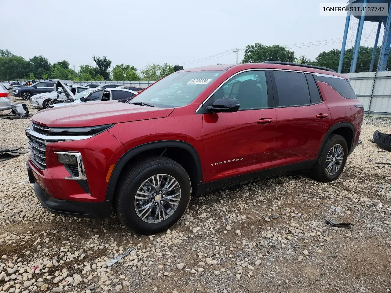 2026 Chevrolet Traverse Lt VIN: 1GNERGKS1TJ137747 Lot: 61209226
