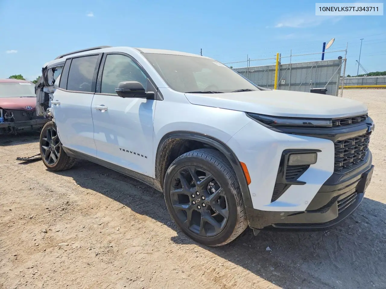 2026 Chevrolet Traverse Rs VIN: 1GNEVLKS7TJ343711 Lot: 61565006