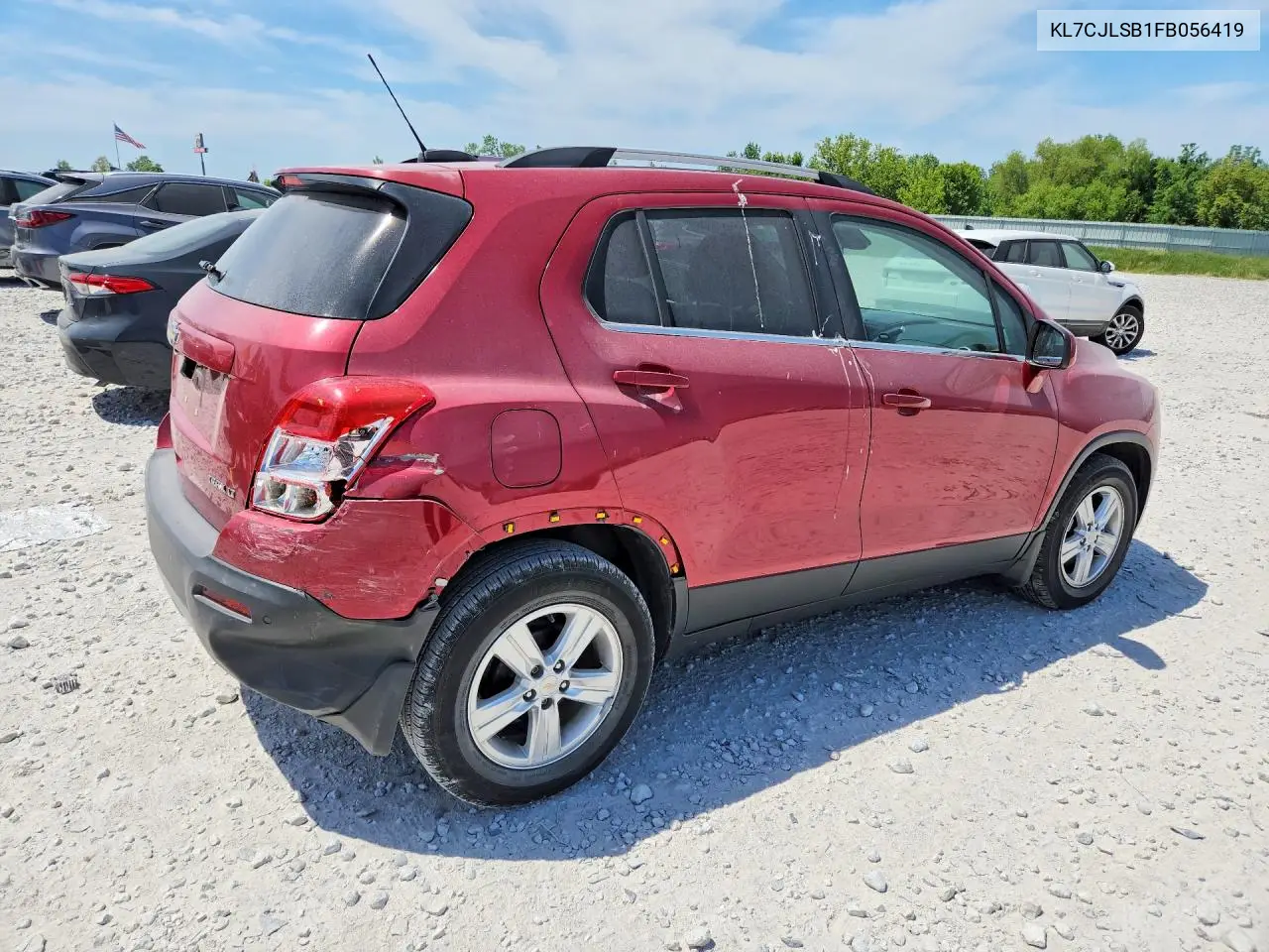 2015 Chevrolet Trax 1Lt VIN: KL7CJLSB1FB056419 Lot: 55950876