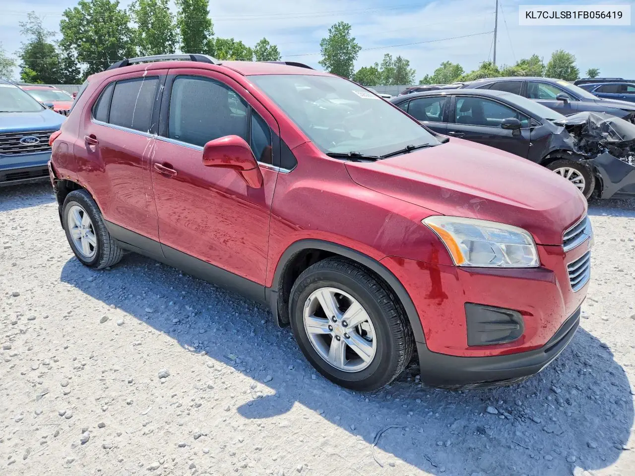 2015 Chevrolet Trax 1Lt VIN: KL7CJLSB1FB056419 Lot: 55950876
