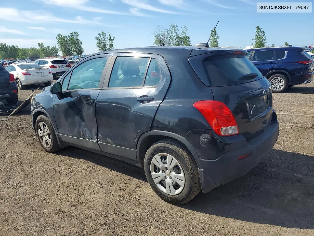 2015 Chevrolet Trax Ls VIN: 3GNCJKSBXFL179087 Lot: 60028736