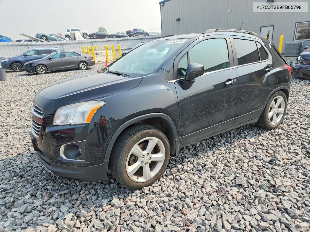 2015 Chevrolet Trax Ltz VIN: KL7CJTSB9FB057981 Lot: 61315426