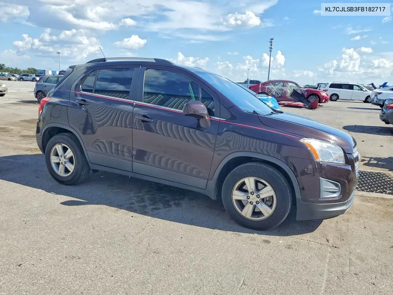 2015 Chevrolet Trax 1Lt VIN: KL7CJLSB3FB182717 Lot: 62256776