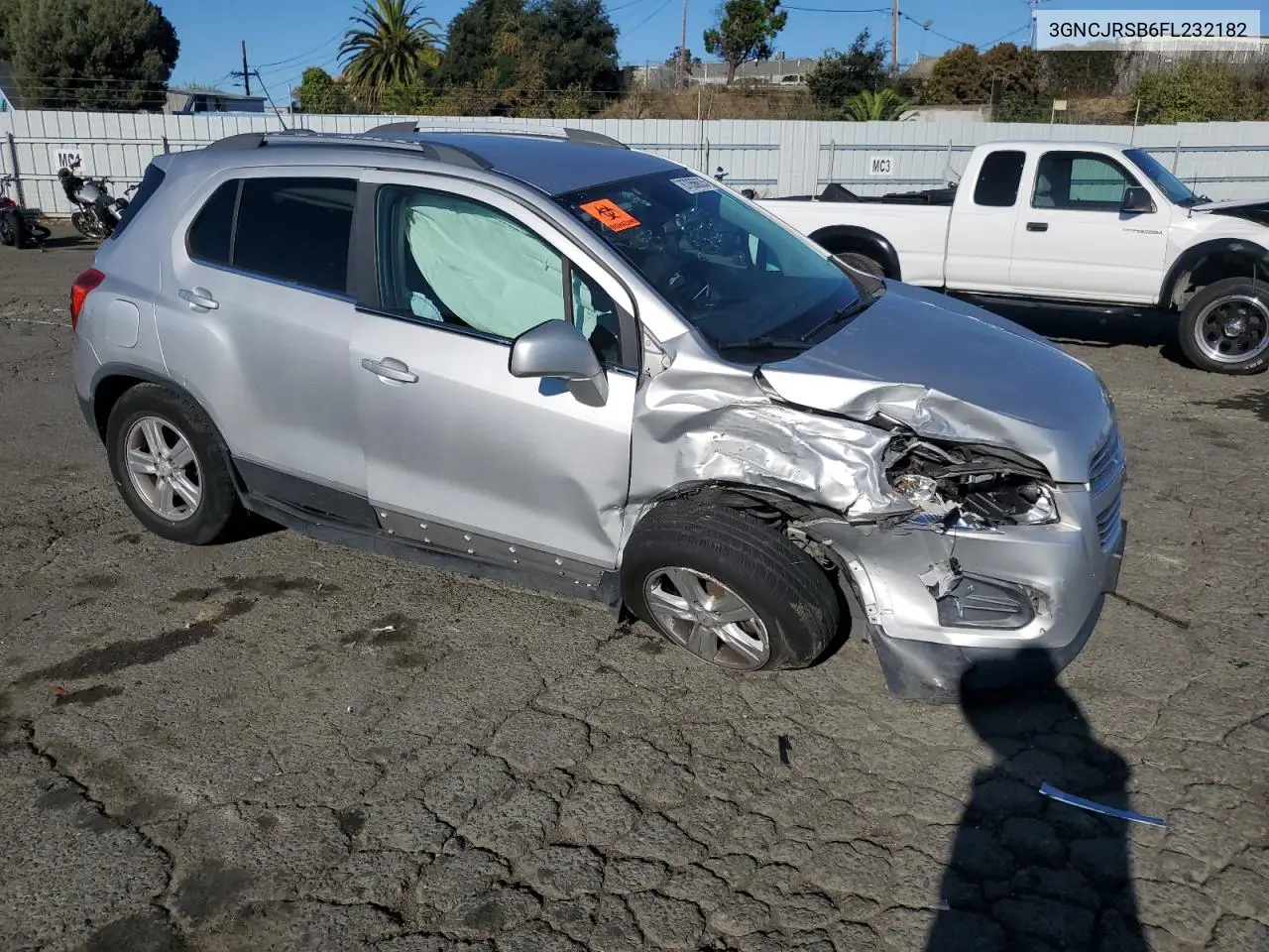 3GNCJRSB6FL232182 2015 Chevrolet Trax 1Lt
