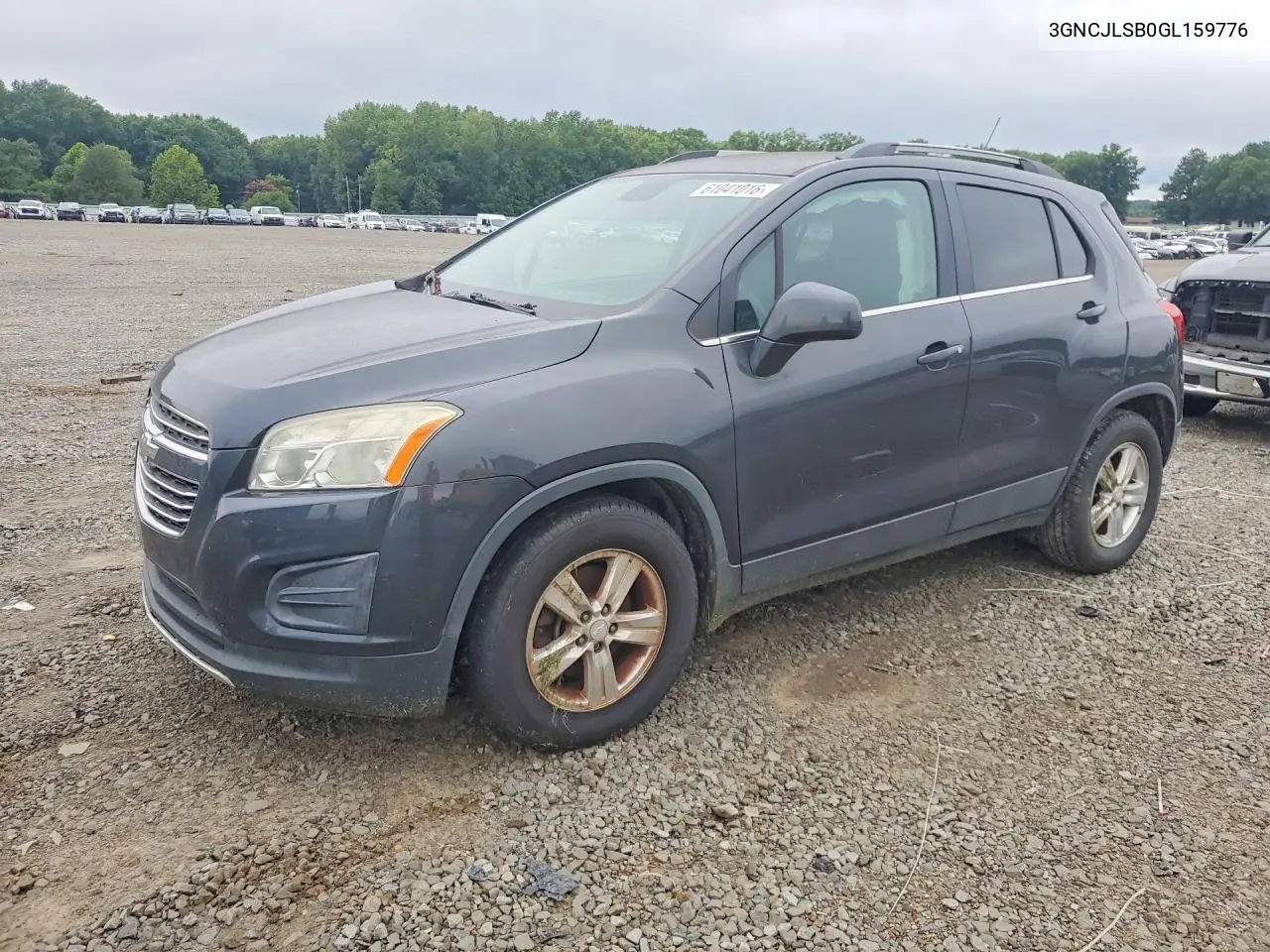 2016 Chevrolet Trax 1Lt VIN: 3GNCJLSB0GL159776 Lot: 61041016