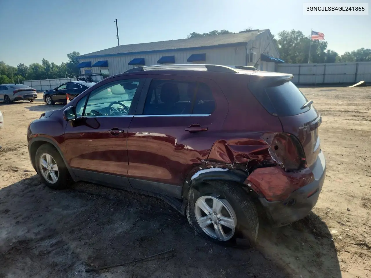 2016 Chevrolet Trax 1Lt VIN: 3GNCJLSB4GL241865 Lot: 61062616