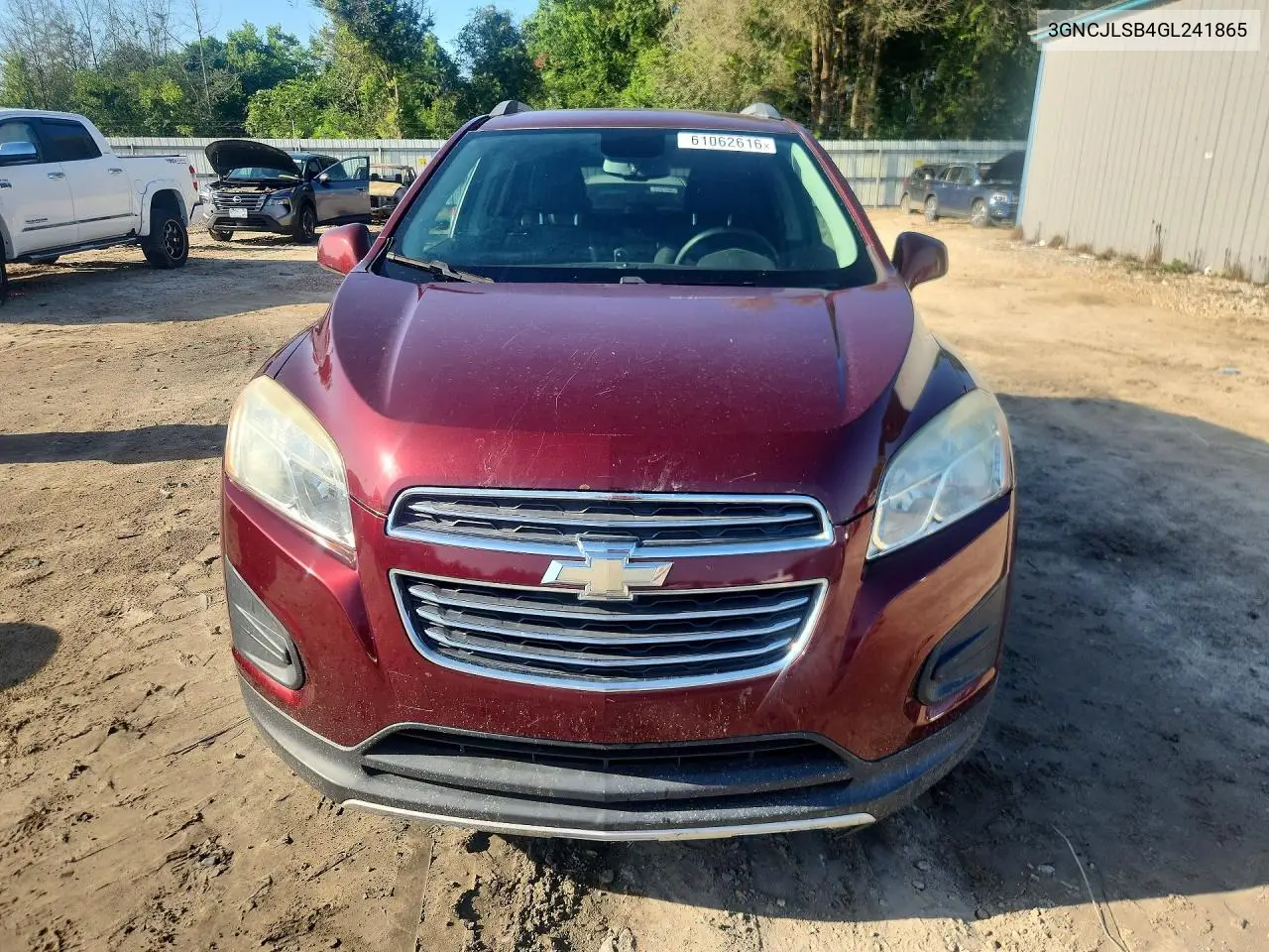 2016 Chevrolet Trax 1Lt VIN: 3GNCJLSB4GL241865 Lot: 61062616