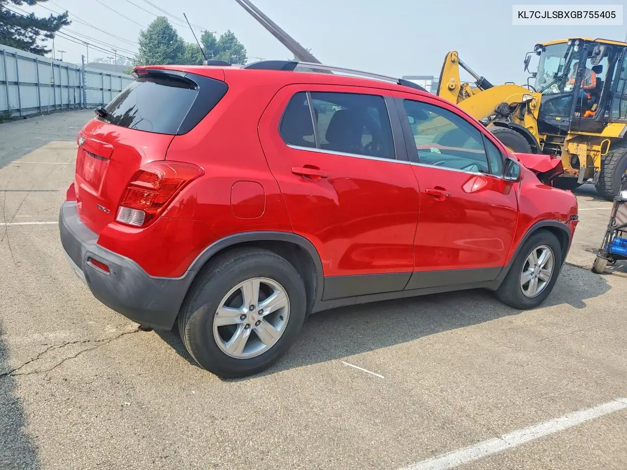 2016 Chevrolet Trax 1Lt VIN: KL7CJLSBXGB755405 Lot: 61106626