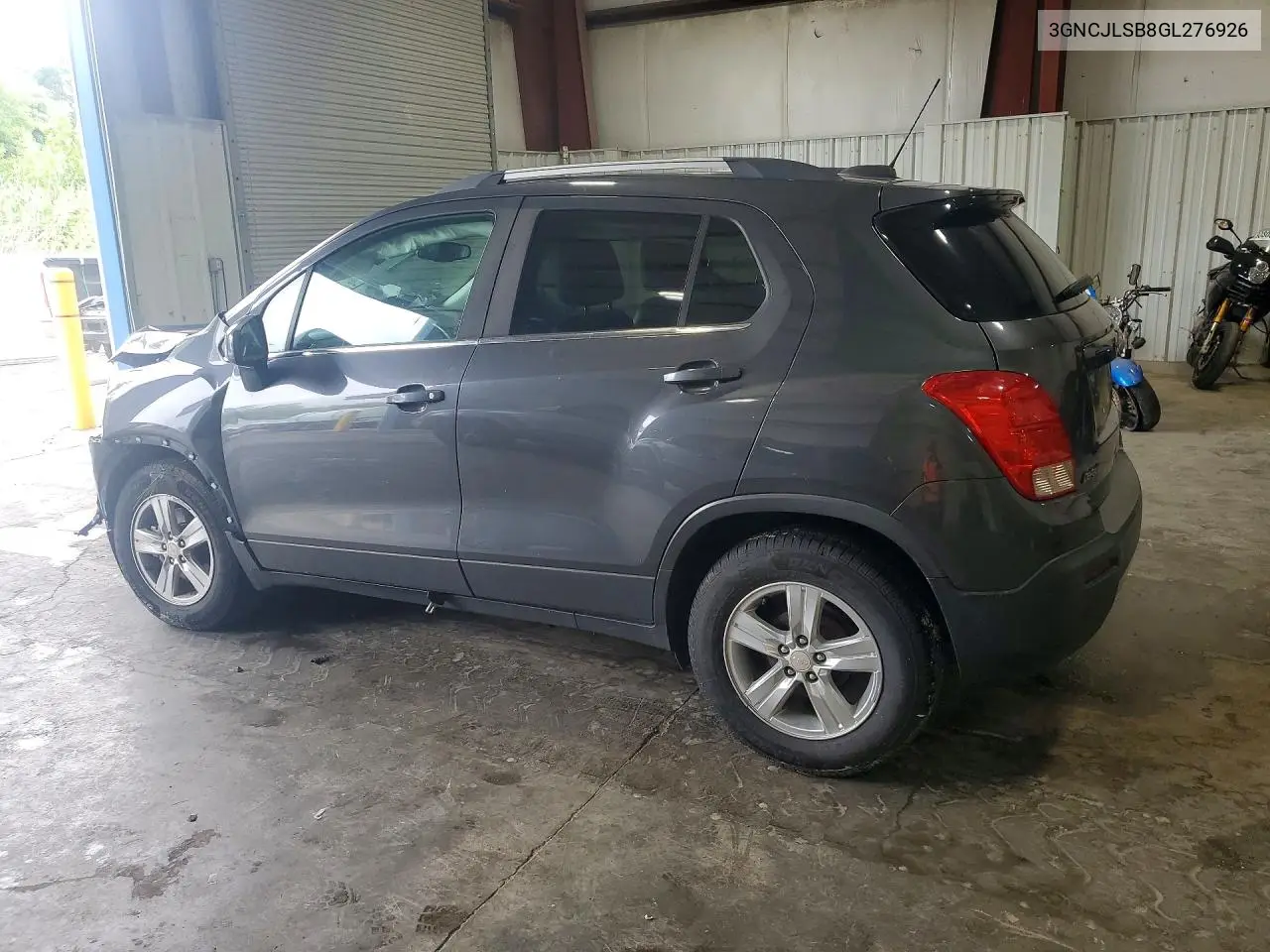 2016 Chevrolet Trax 1Lt VIN: 3GNCJLSB8GL276926 Lot: 62063366