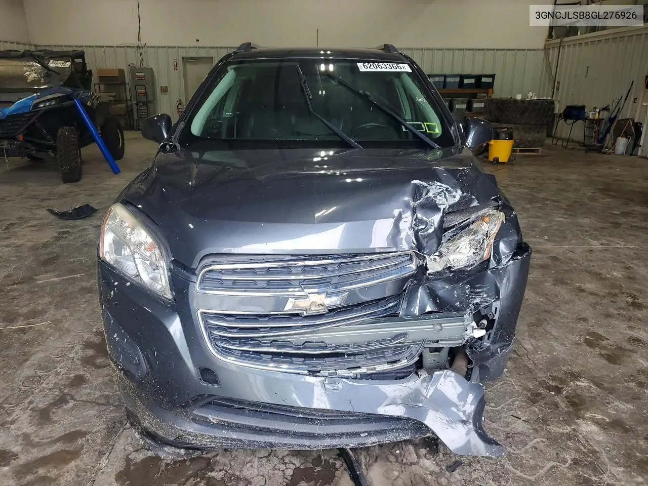 2016 Chevrolet Trax 1Lt VIN: 3GNCJLSB8GL276926 Lot: 62063366