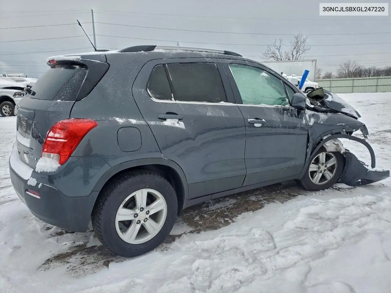 3GNCJLSBXGL247220 2016 Chevrolet Trax 1Lt