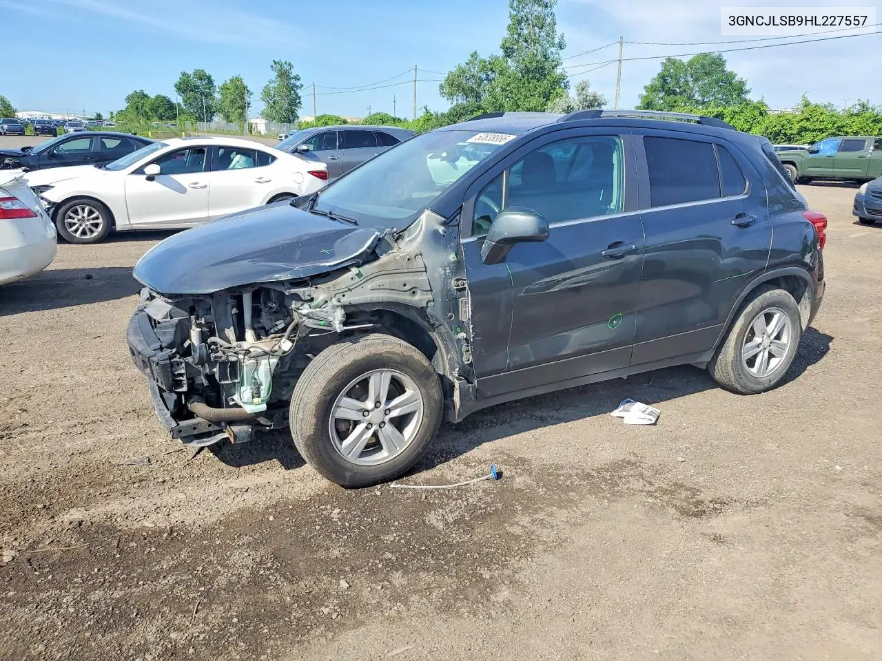 2017 Chevrolet Trax 1Lt VIN: 3GNCJLSB9HL227557 Lot: 60838866
