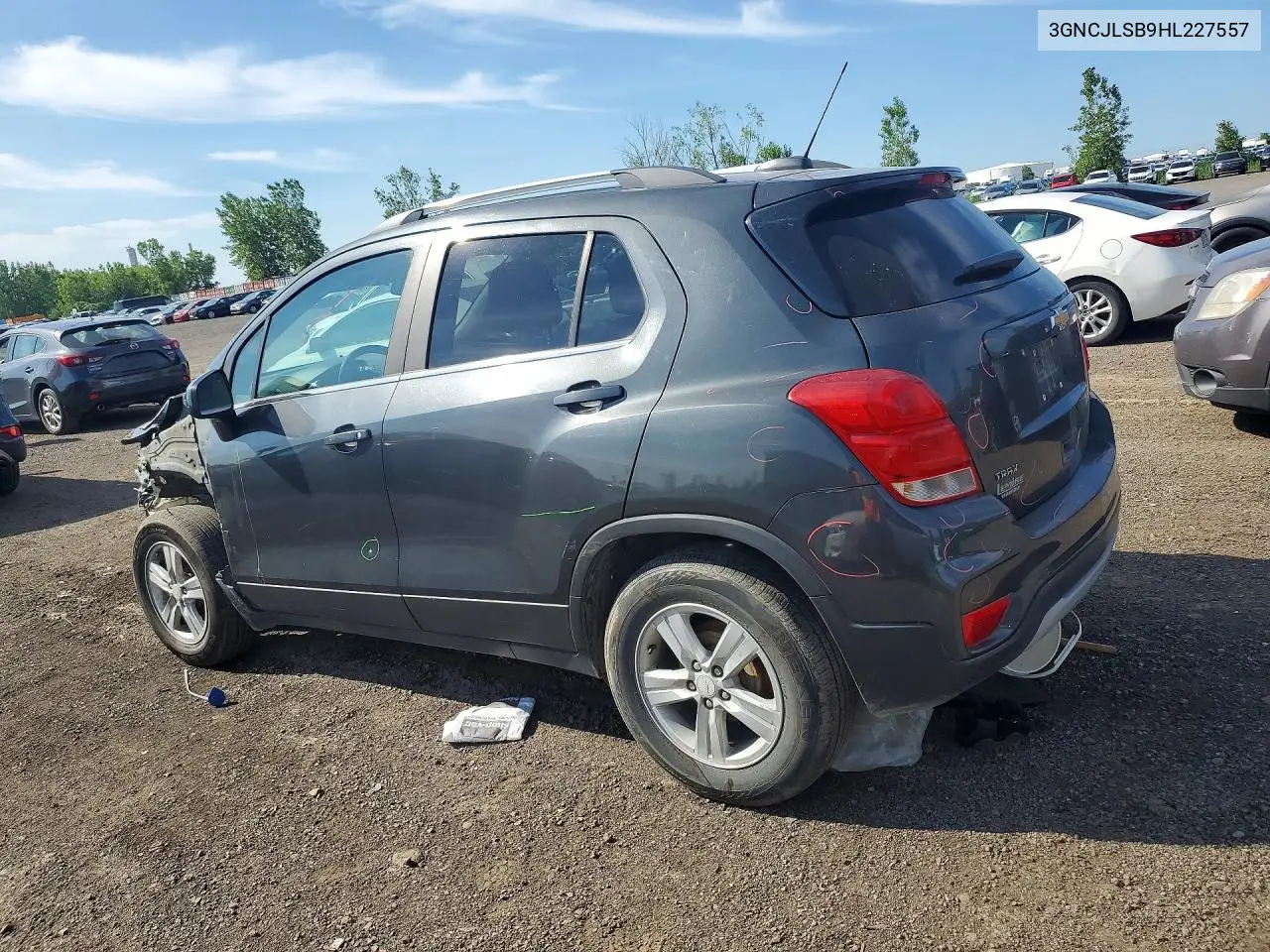 2017 Chevrolet Trax 1Lt VIN: 3GNCJLSB9HL227557 Lot: 60838866