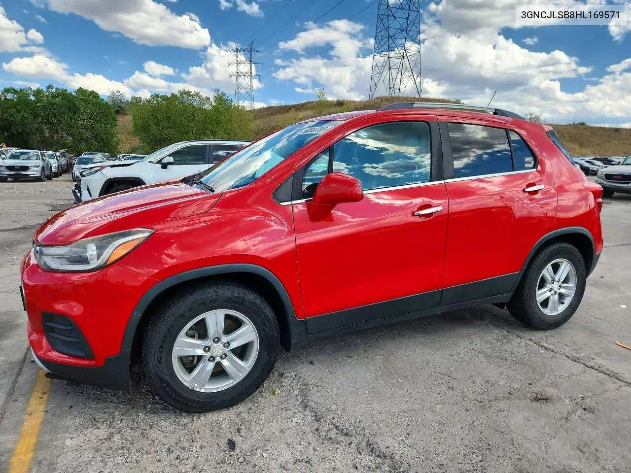 2017 Chevrolet Trax 1Lt VIN: 3GNCJLSB8HL169571 Lot: 60844786