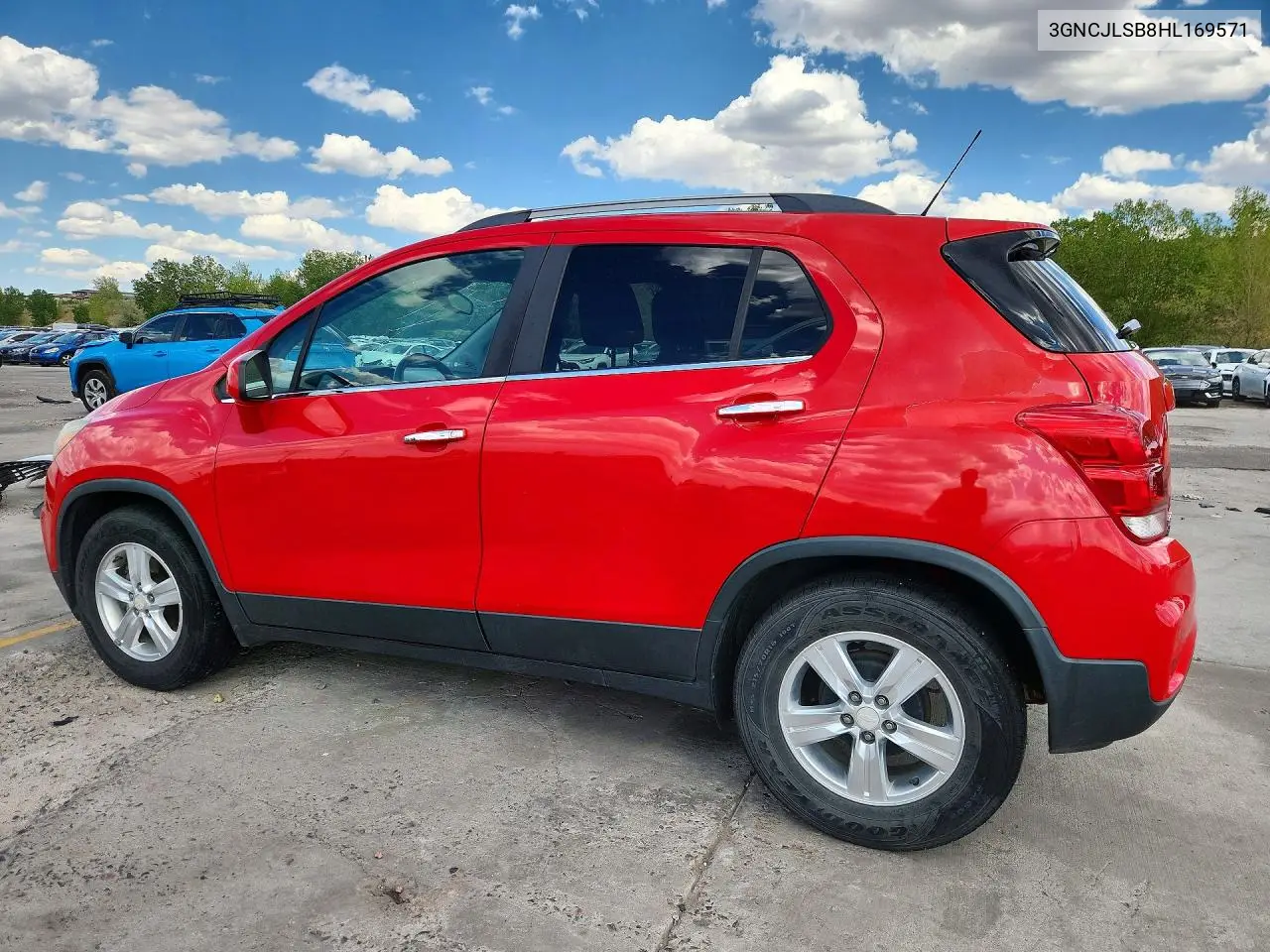 2017 Chevrolet Trax 1Lt VIN: 3GNCJLSB8HL169571 Lot: 60844786