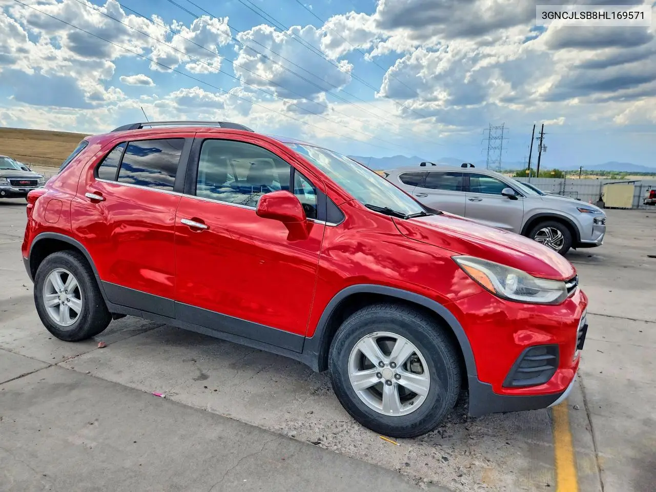 2017 Chevrolet Trax 1Lt VIN: 3GNCJLSB8HL169571 Lot: 60844786