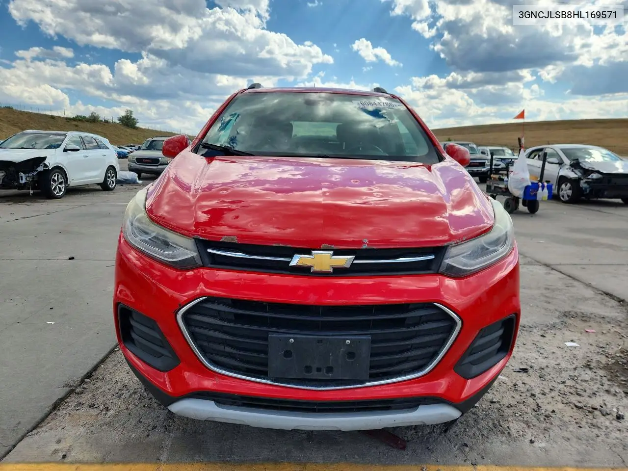 2017 Chevrolet Trax 1Lt VIN: 3GNCJLSB8HL169571 Lot: 60844786