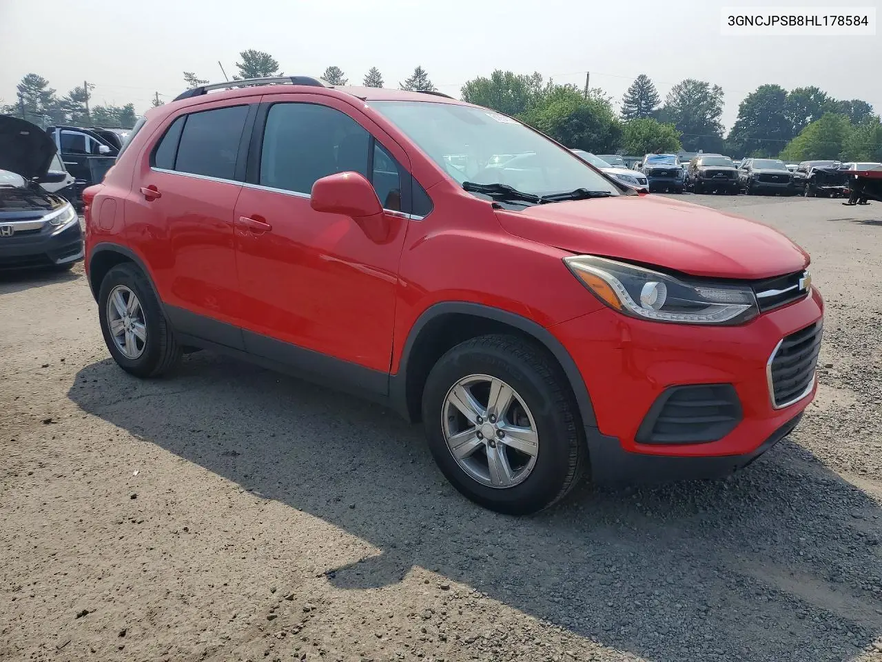2017 Chevrolet Trax 1Lt VIN: 3GNCJPSB8HL178584 Lot: 61354106