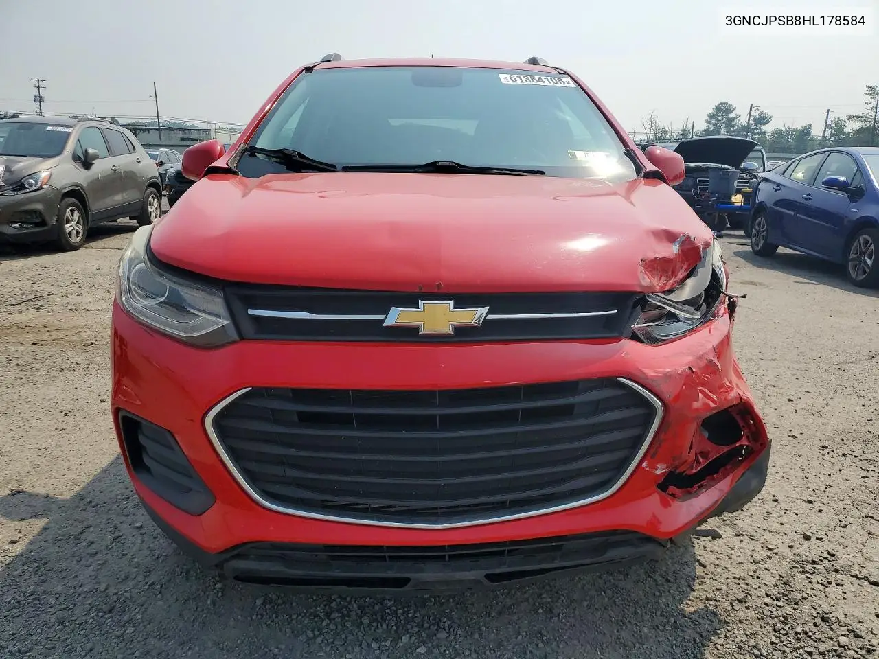 2017 Chevrolet Trax 1Lt VIN: 3GNCJPSB8HL178584 Lot: 61354106