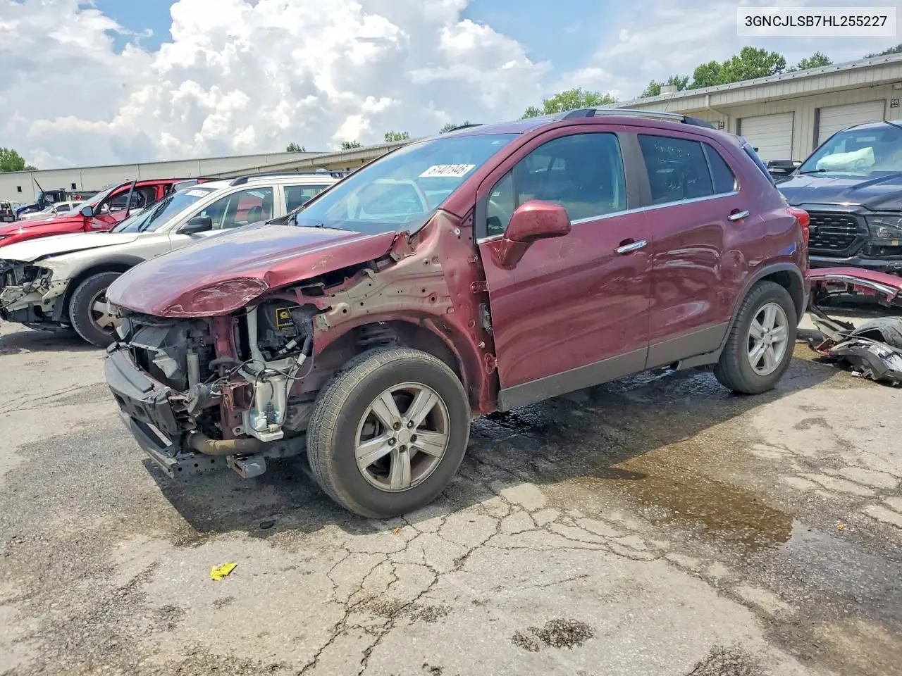 2017 Chevrolet Trax 1Lt VIN: 3GNCJLSB7HL255227 Lot: 61401946