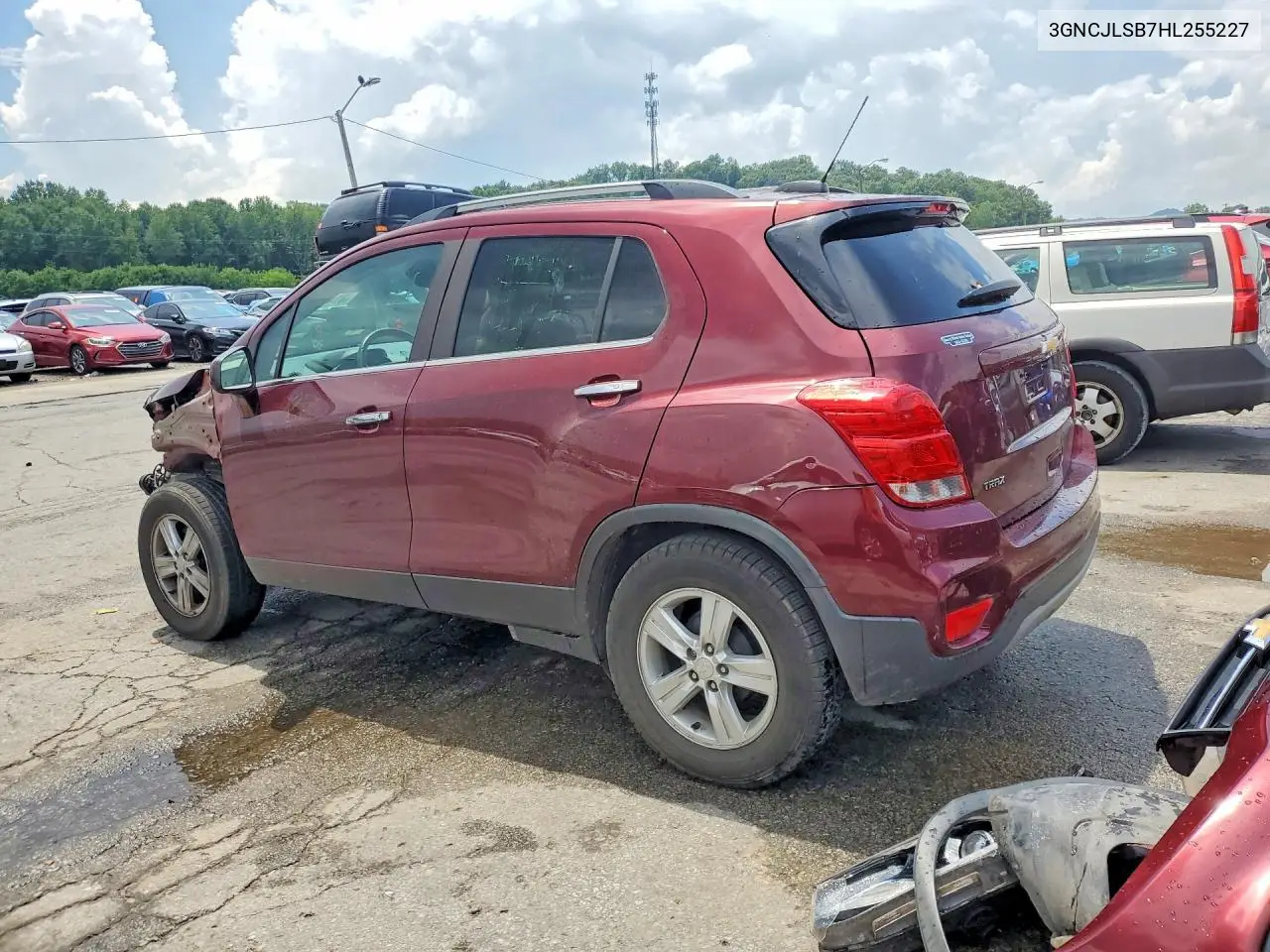 2017 Chevrolet Trax 1Lt VIN: 3GNCJLSB7HL255227 Lot: 61401946