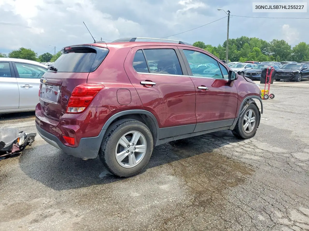 2017 Chevrolet Trax 1Lt VIN: 3GNCJLSB7HL255227 Lot: 61401946