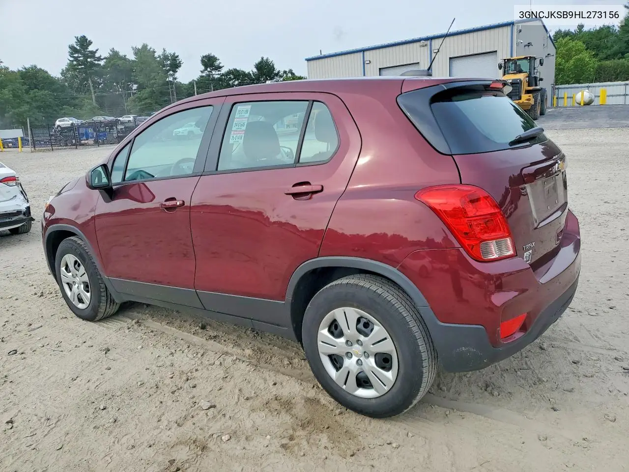 3GNCJKSB9HL273156 2017 Chevrolet Trax Ls
