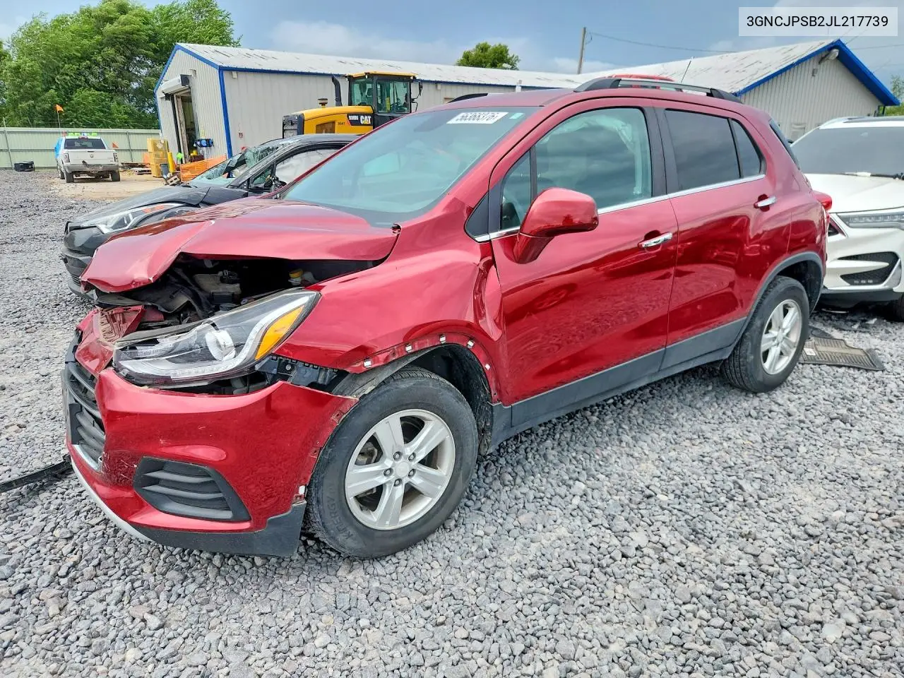 2018 Chevrolet Trax 1Lt VIN: 3GNCJPSB2JL217739 Lot: 56368376