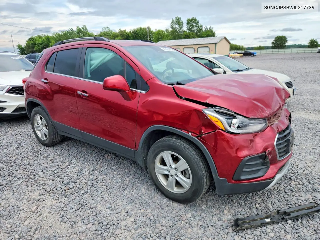 2018 Chevrolet Trax 1Lt VIN: 3GNCJPSB2JL217739 Lot: 56368376