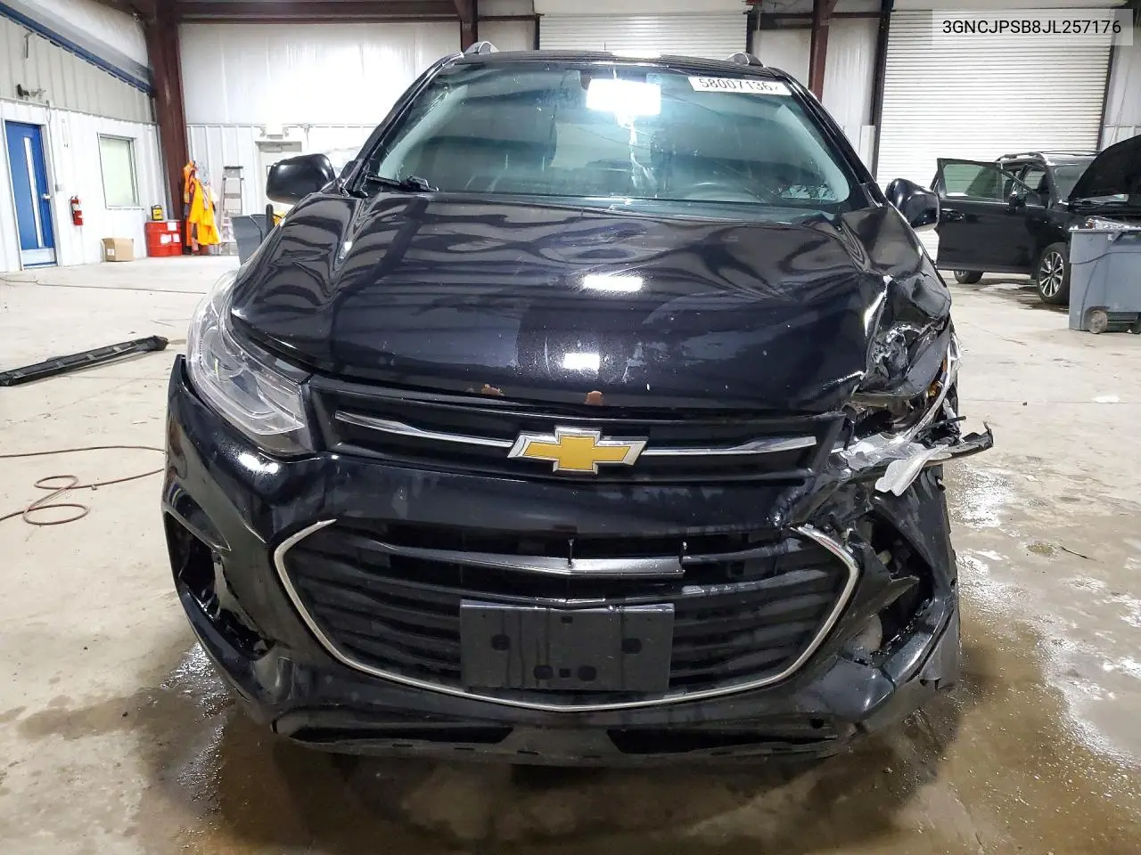 2018 Chevrolet Trax 1Lt VIN: 3GNCJPSB8JL257176 Lot: 58007136