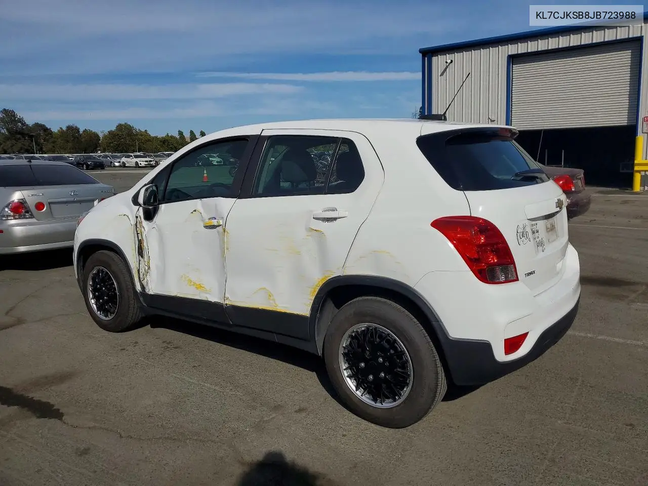 2018 Chevrolet Trax Ls VIN: KL7CJKSB8JB723988 Lot: 59207066
